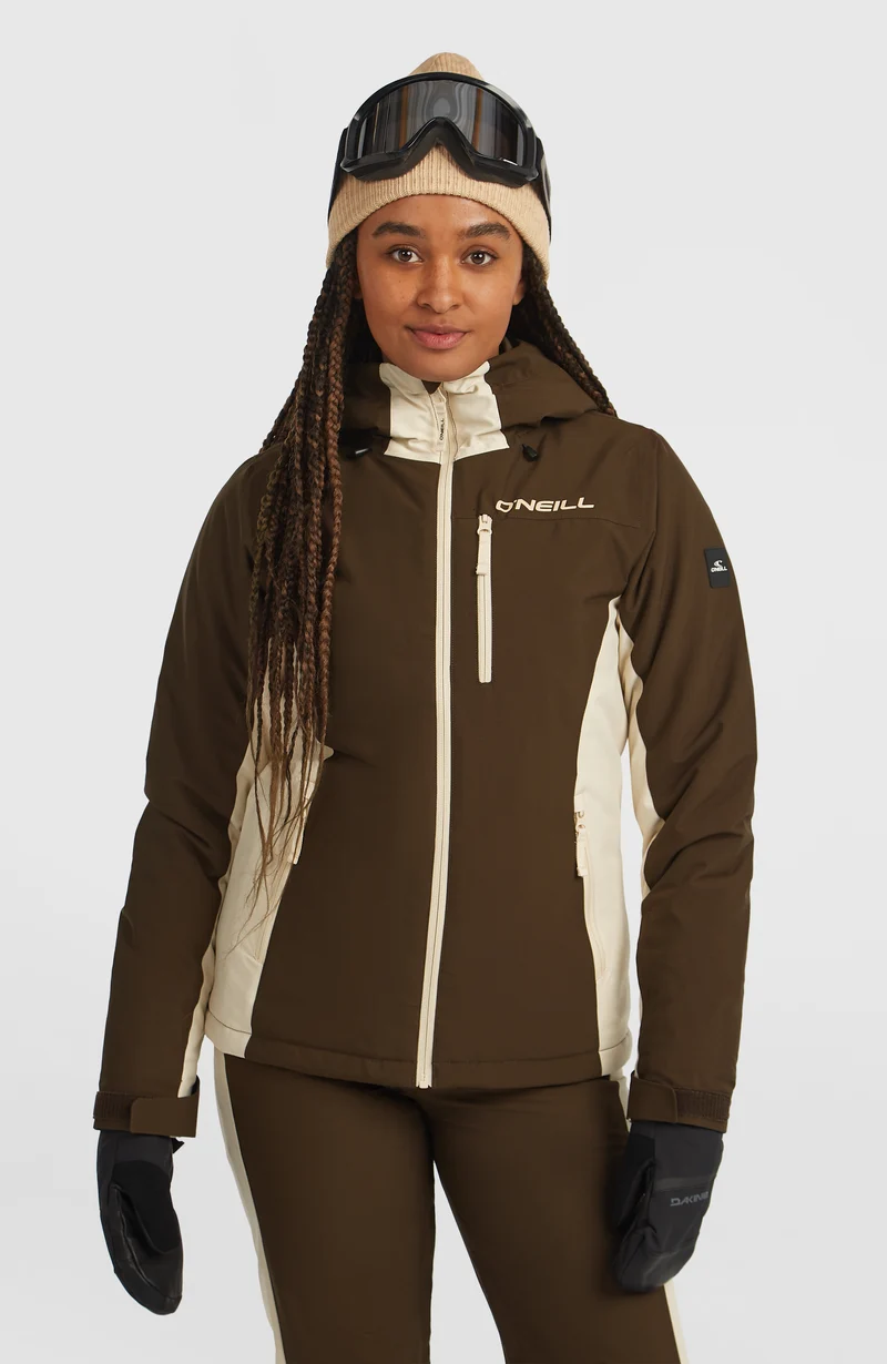 FWC'Cruz Duo wintersportjas | Coffee Bean Colour Block
