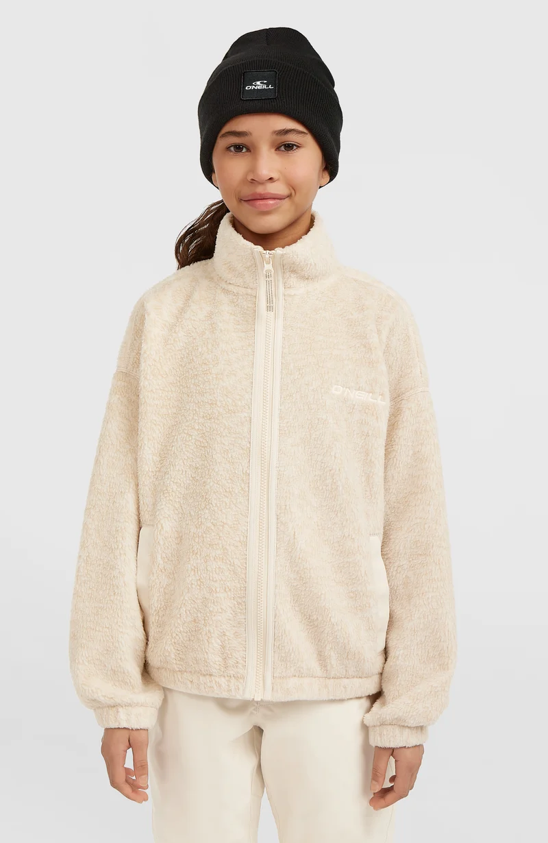 High-Pile fleecevest met volledige rits | Macaron Animalica