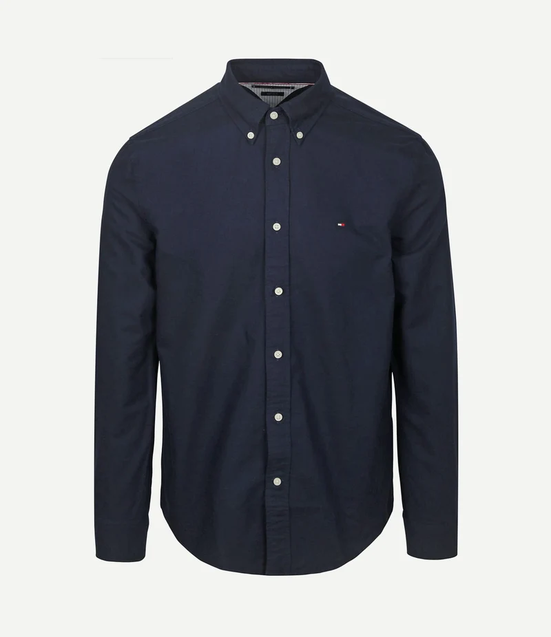 Oxford overhemd donkerblauw