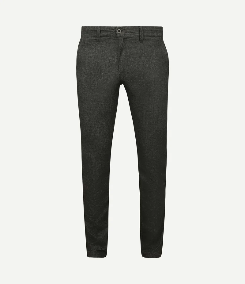 Broek Lennox melange antraciet