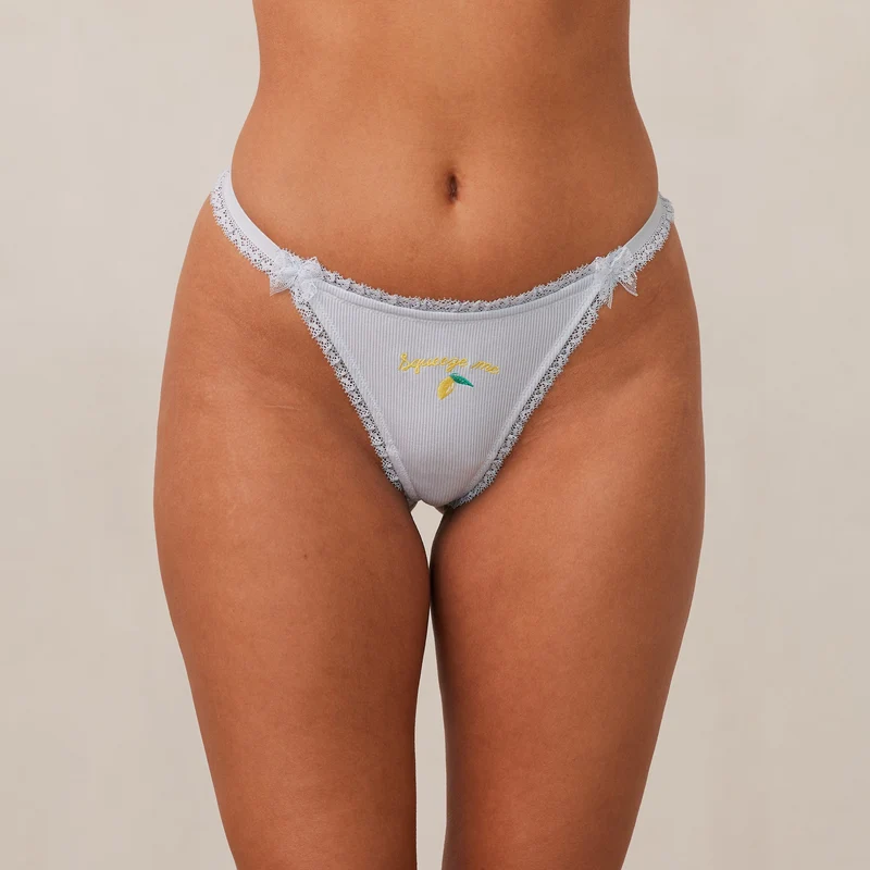 Fruity 'Squeeze Me' G-string - Blauw