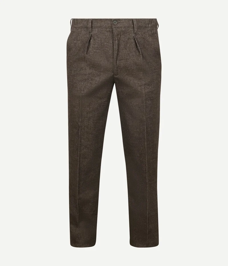 Chino flanel bruin