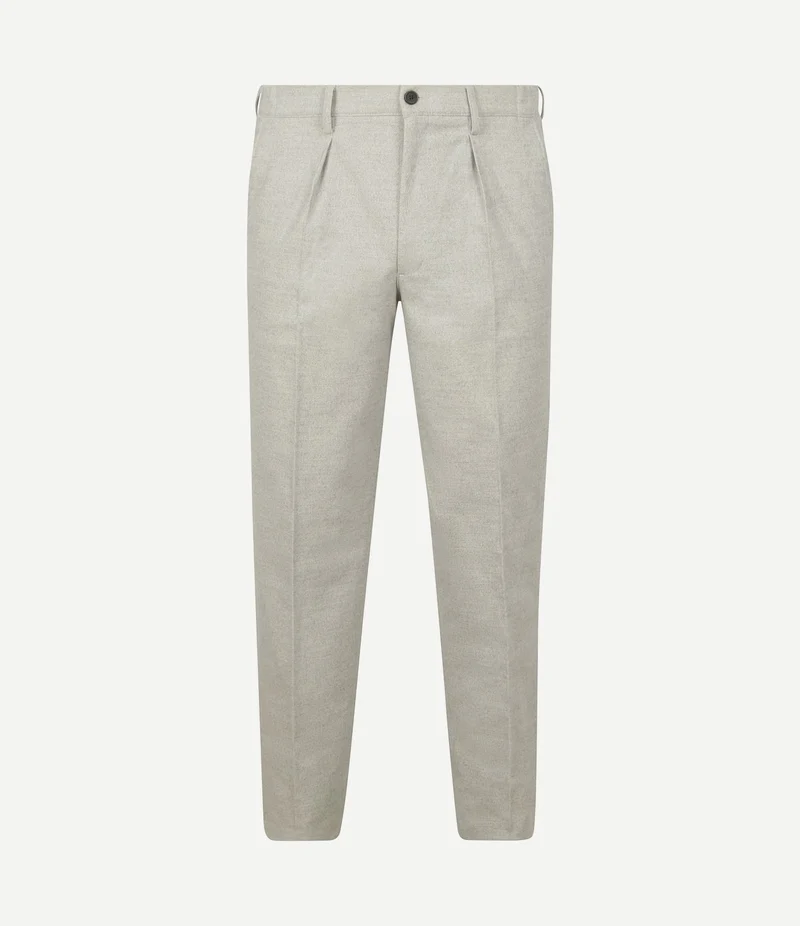 Chino flanel grijs