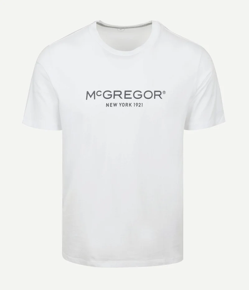 Essential t-shirt logo wit