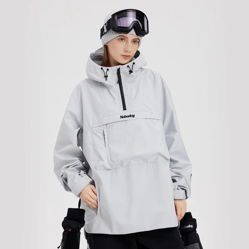 Women's Nobaday Dawn Large Pocket Windbreaker Anorak Snowboard Jacket