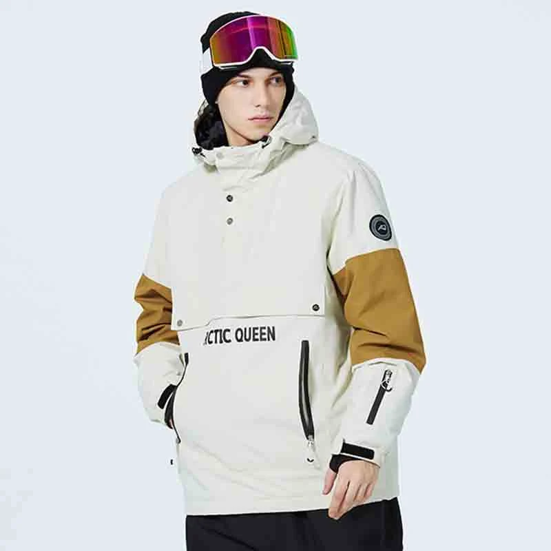 Men's Mountain Challenger Half-Zip Anorak Snow Jacket