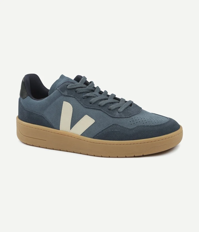 Sneakers v-90 suede blauw