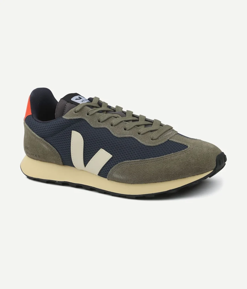 Sneakers Rio branco blauw groen