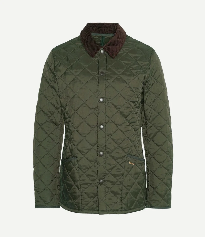Heritage Liddesdale quilted jas groen