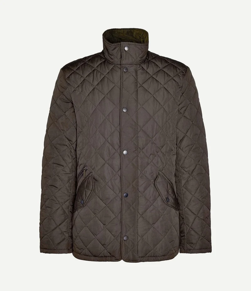 Quilted jas barbour chelsea olijfgroen