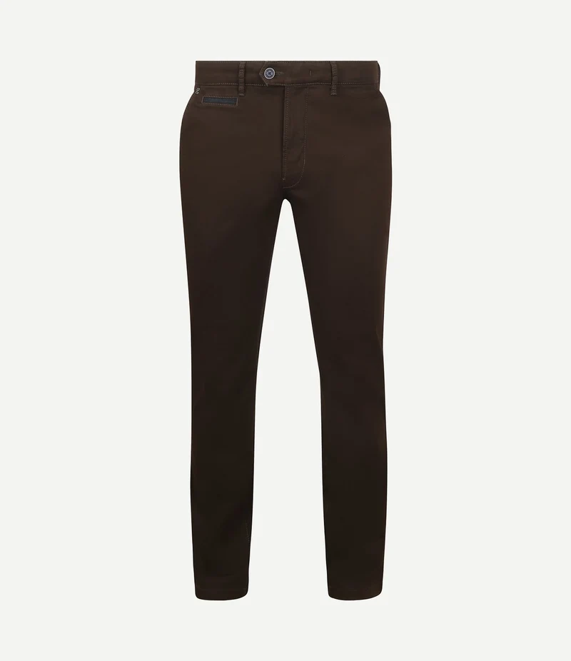 Chino Benny 3 donkerbruin