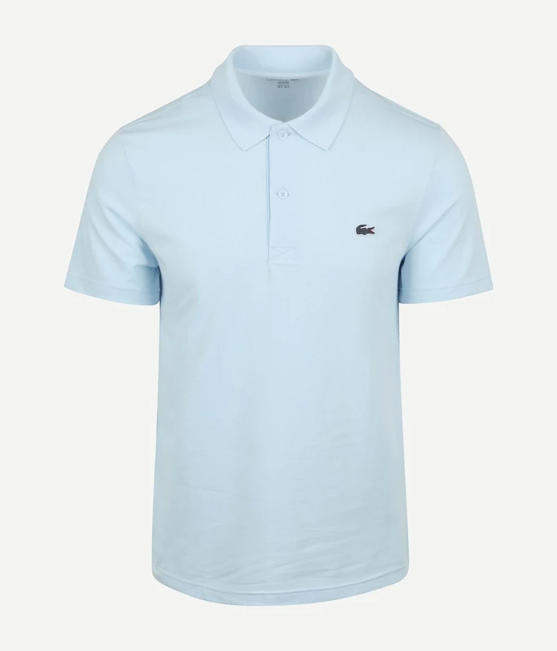 Lacoste poloshirt breathable lichtblauw | Regular-fit