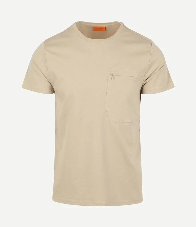 T-shirt sonny pocket beige