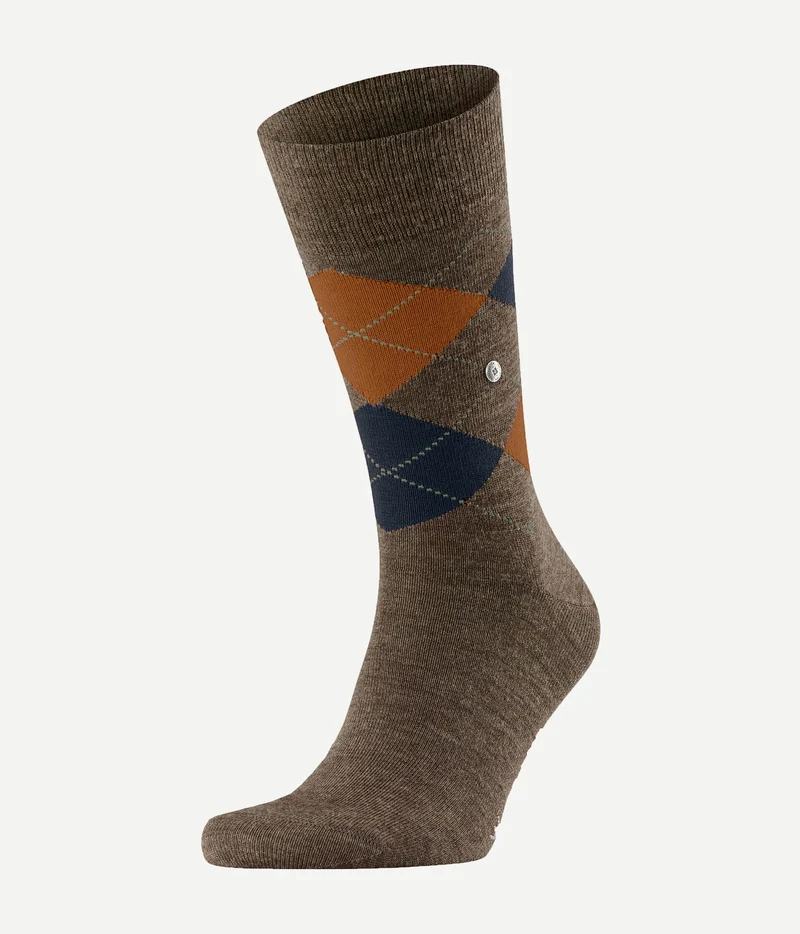 Burlington wol Edinburgh melange groen 7460