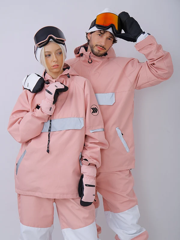 Men's Snowverb Alpine Ranger Colorblock Anorak Snowboard Jacket