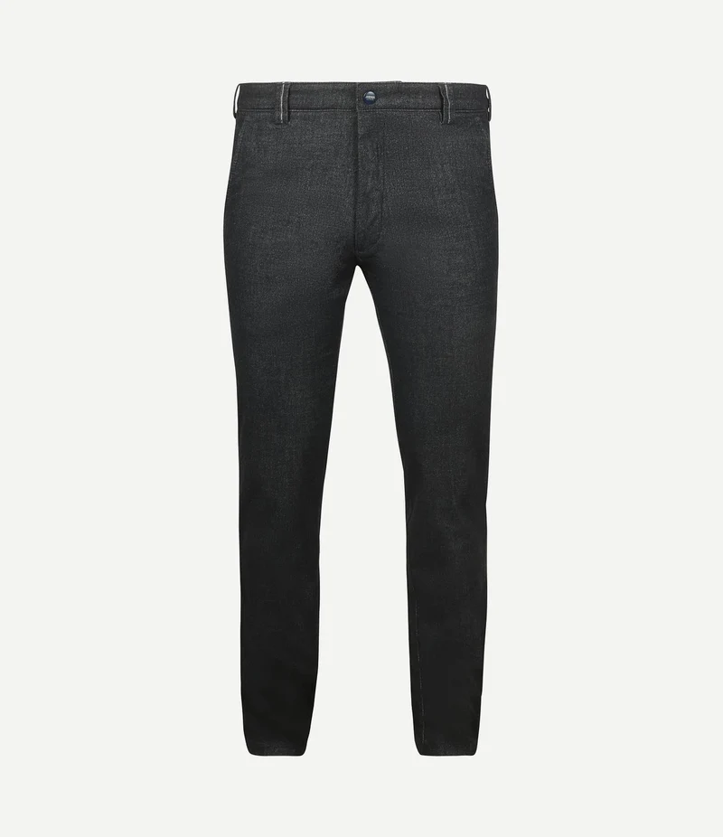 Chino Bonn melange donkerblauw