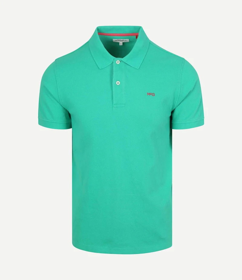 Piqué polo medium groen