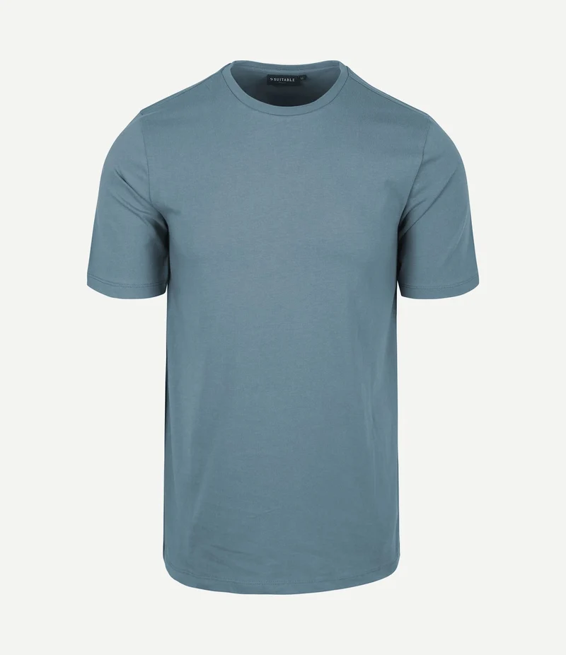 Respect t-shirt Jim blauw