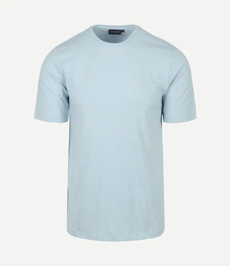 Respect t-shirt Jim lichtblauw
