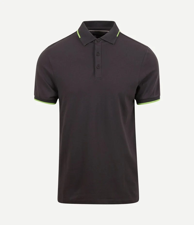 Fluo b polo antraciet