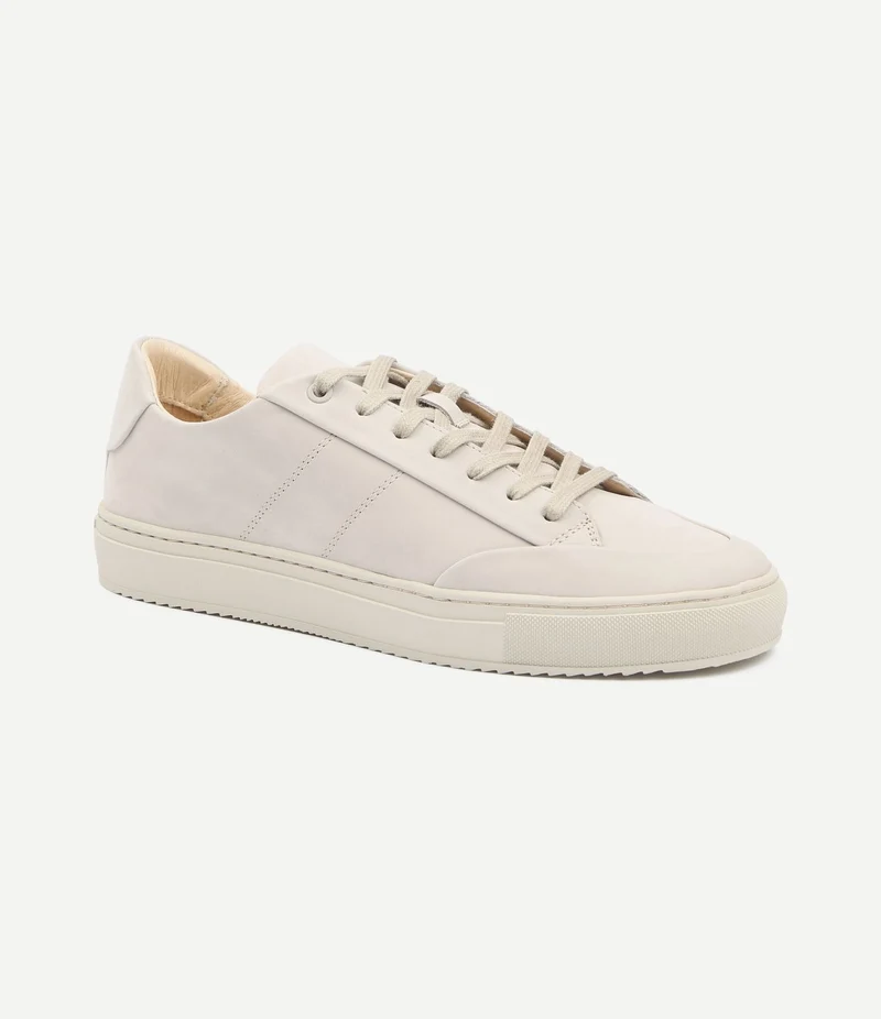 Nubuck skave sneaker beige