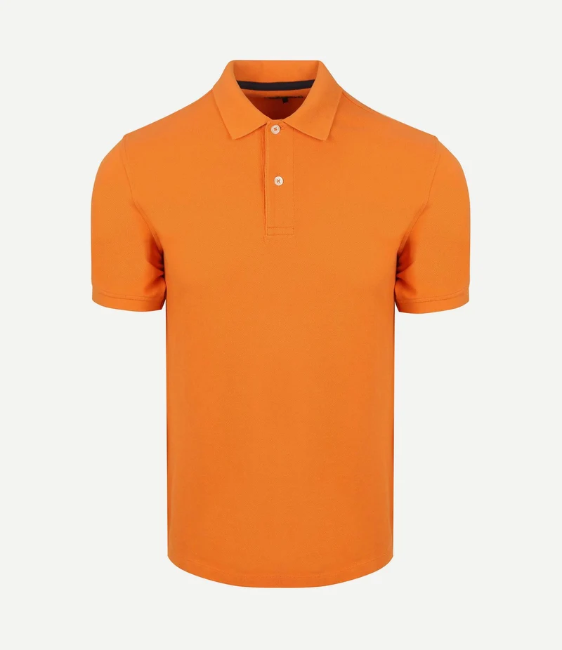 Polo piqué classic oranje