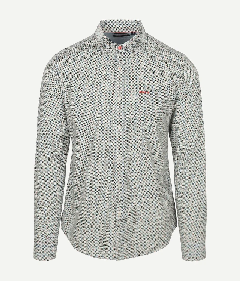 Overhemd kayson print multicolour