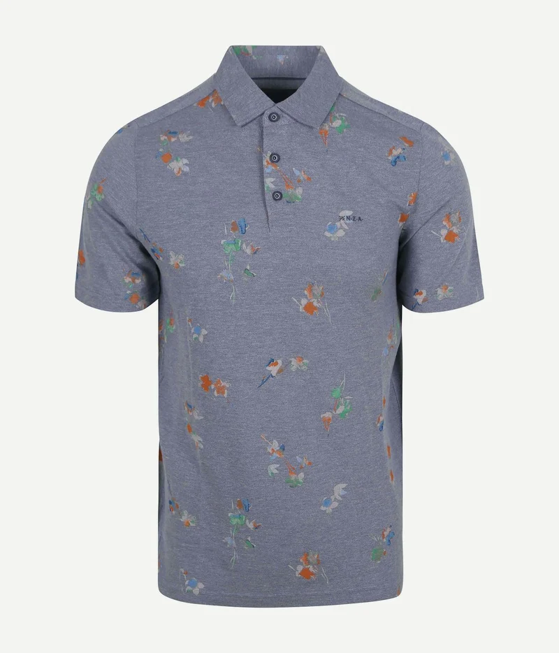 NZA polo russell dusk donkerblauw | Regular-fit