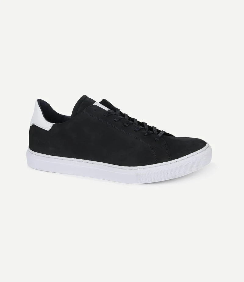 Nubuck seron sneaker donkerblauw