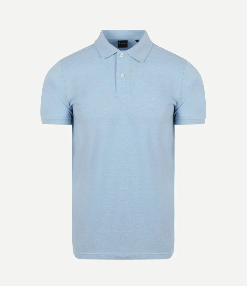Mang poloshirt lichtblauw