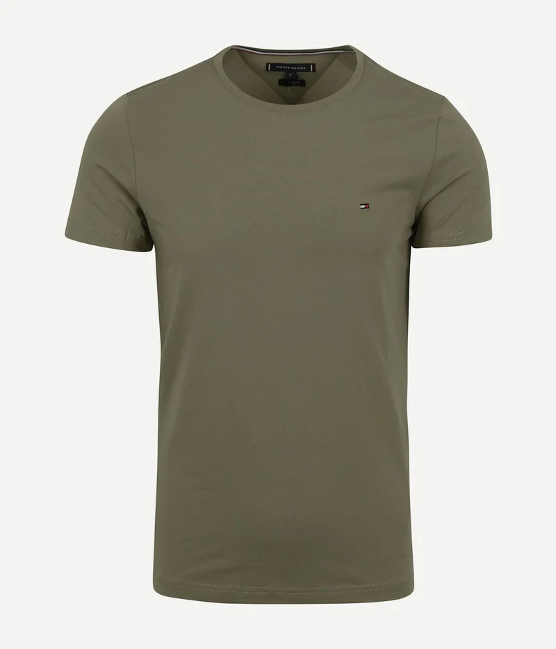 Tommy Hilfiger t-shirt essential army | Regular-fit