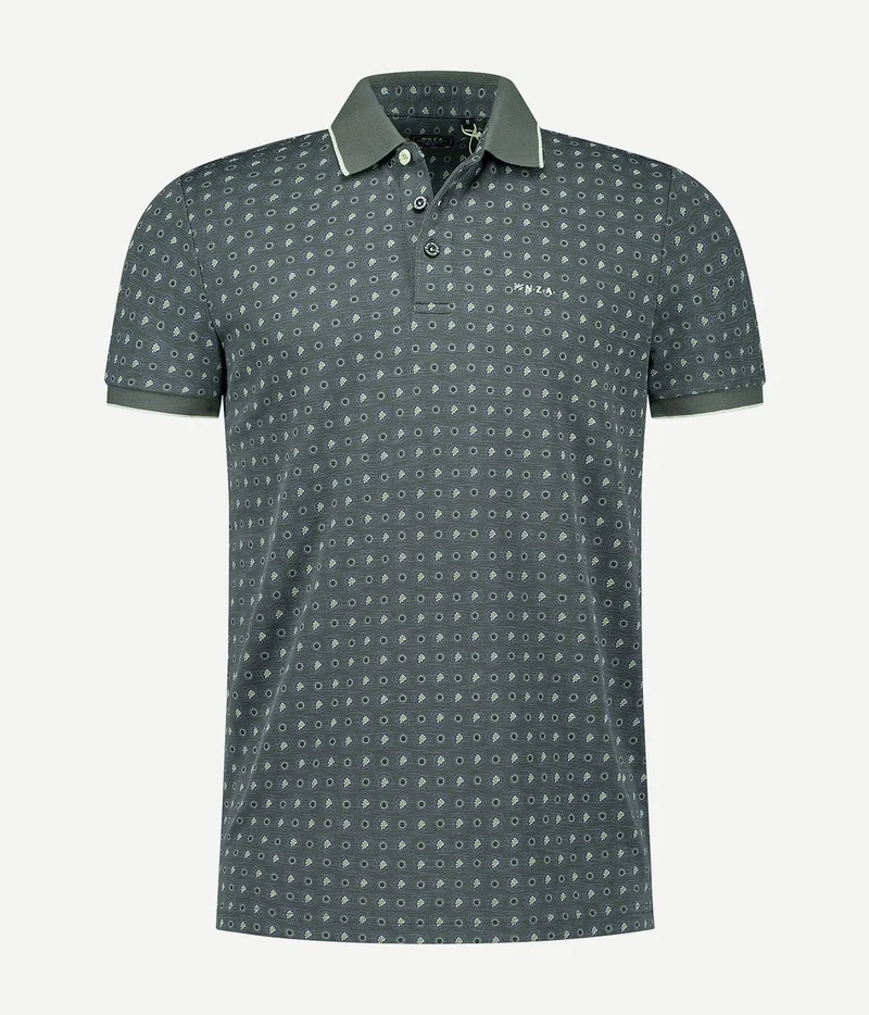 NZA polo ari forest green