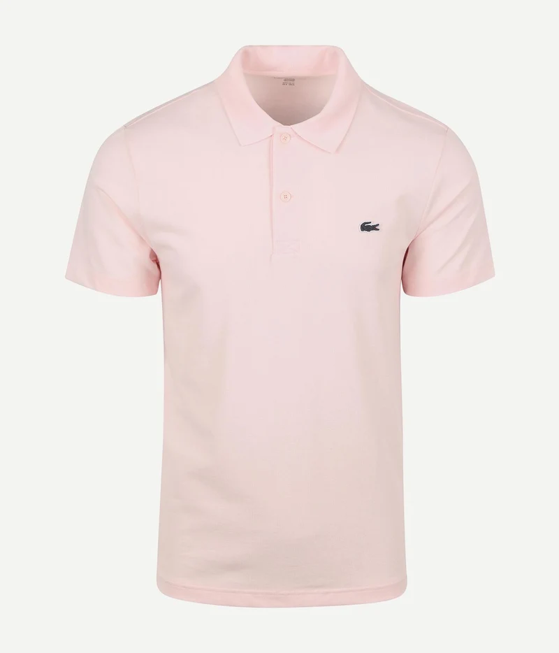 Lacoste poloshirt breathable lichtroze | Regular-fit
