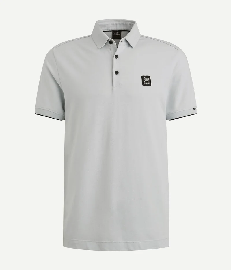 Poloshirt piqué lichtblauw