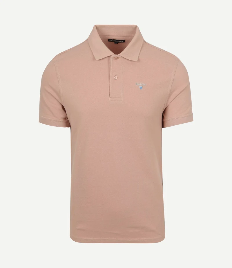 Pique polo lichtroze
