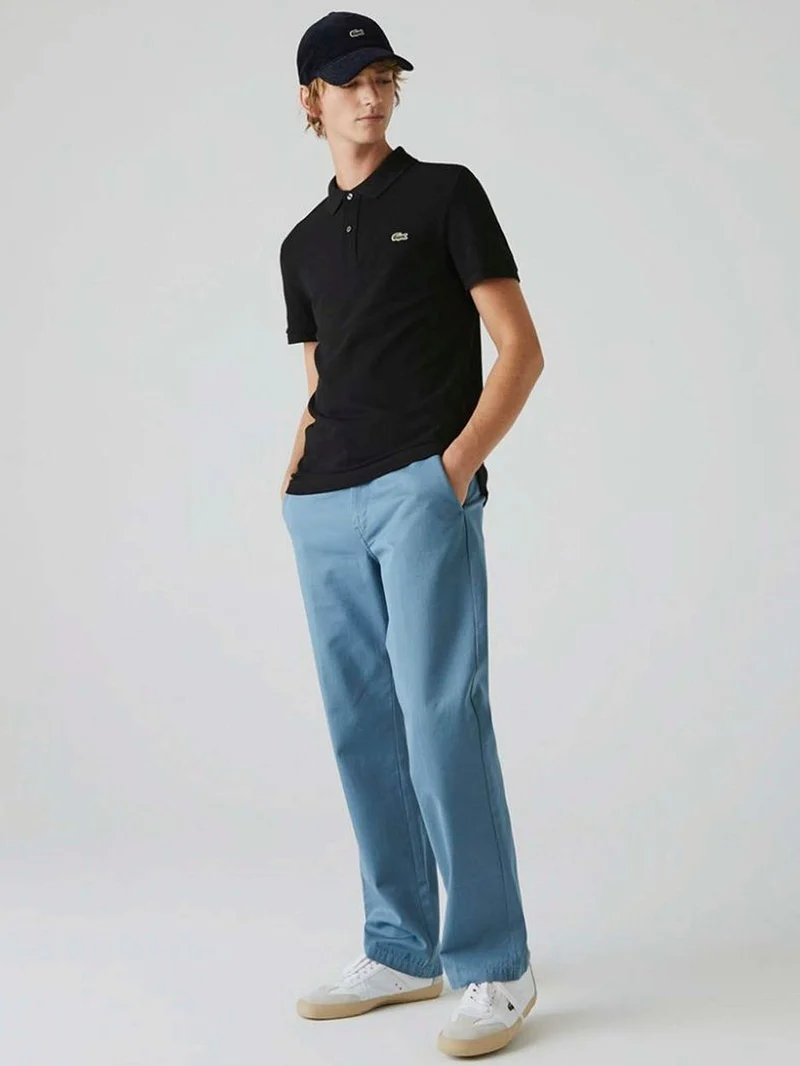 Poloshirt pique zwart