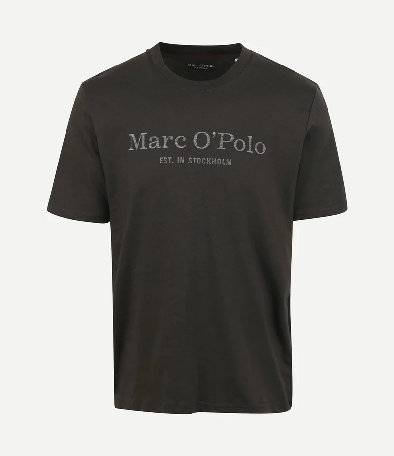 T-shirt logo antraciet
