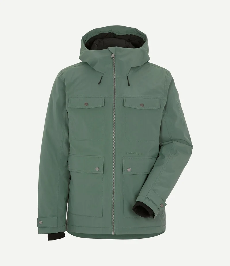 Parka hilding donkergroen
