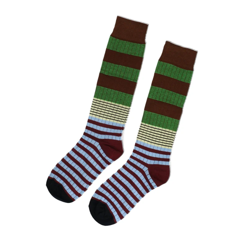 Chaussettes hautes Rayures