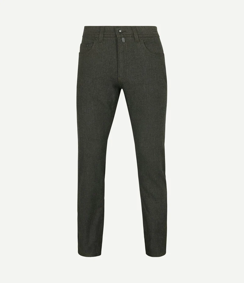 Broek Lyon tapered groen
