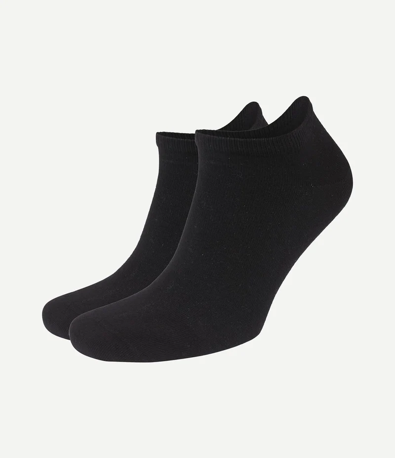 Sneakersok (2-pack) zwart