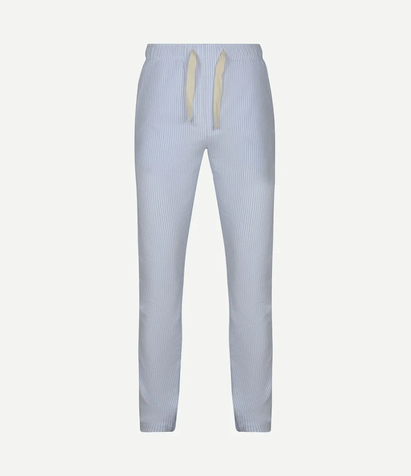 Loungebroek streep lichtblauw