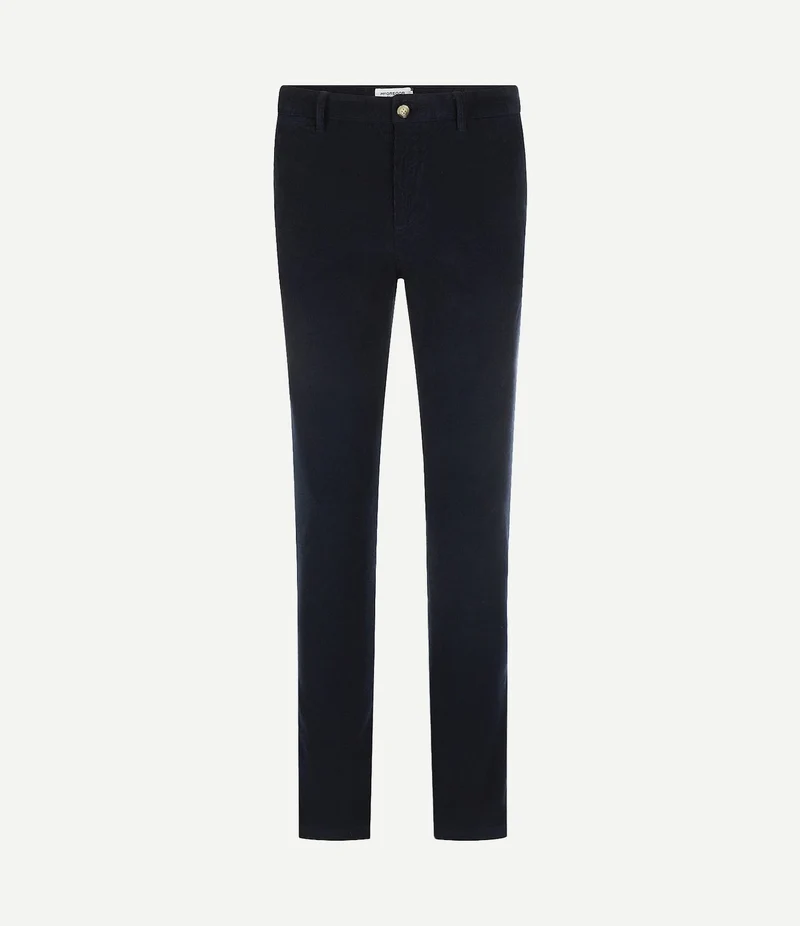 Chino corduroy donkerblauw