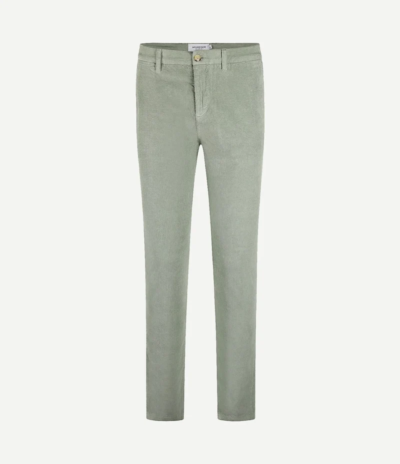 Chino corduroy lichtgroen