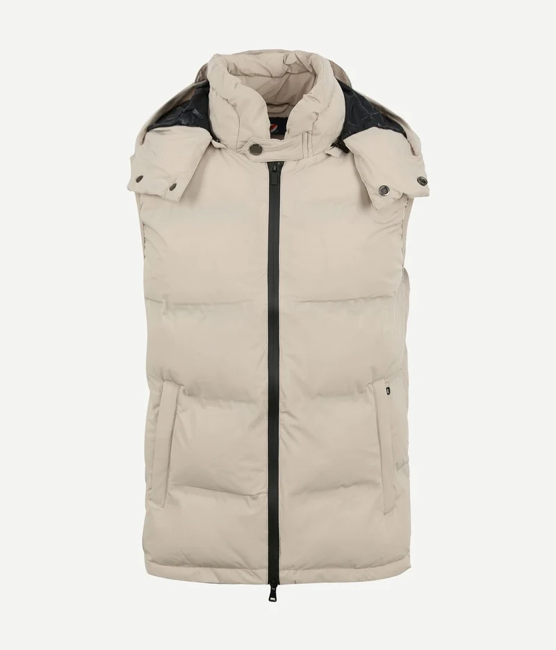 Suitable bodywarmer the ecru | Slim-fit