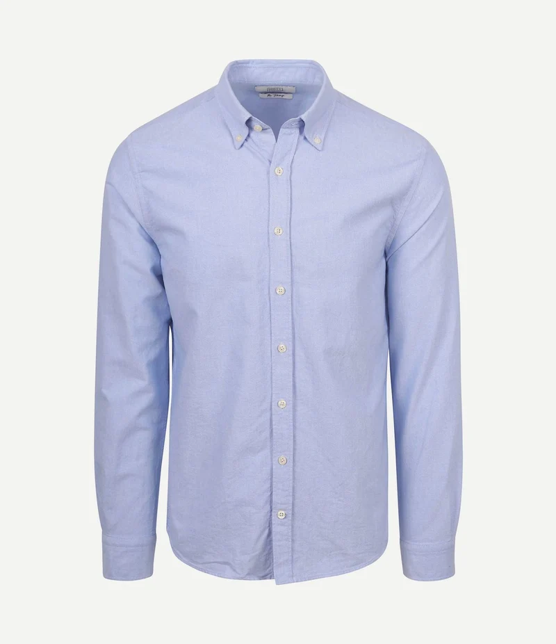 The tommy Oxford overhemd lichtblauw