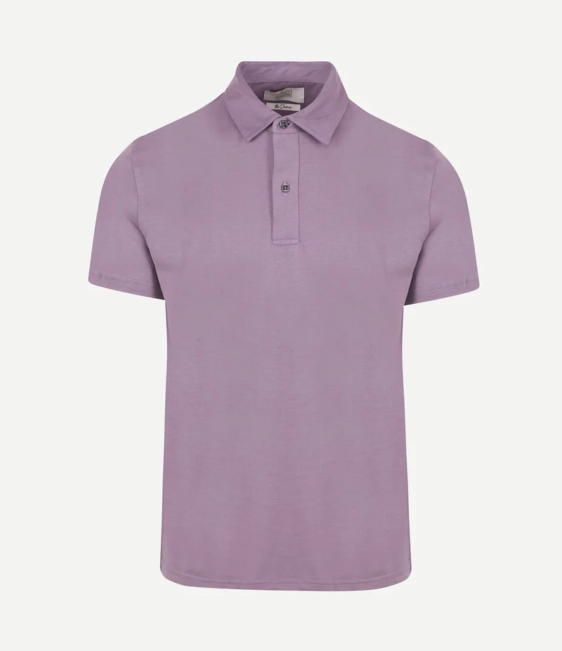 The James poloshirt paars