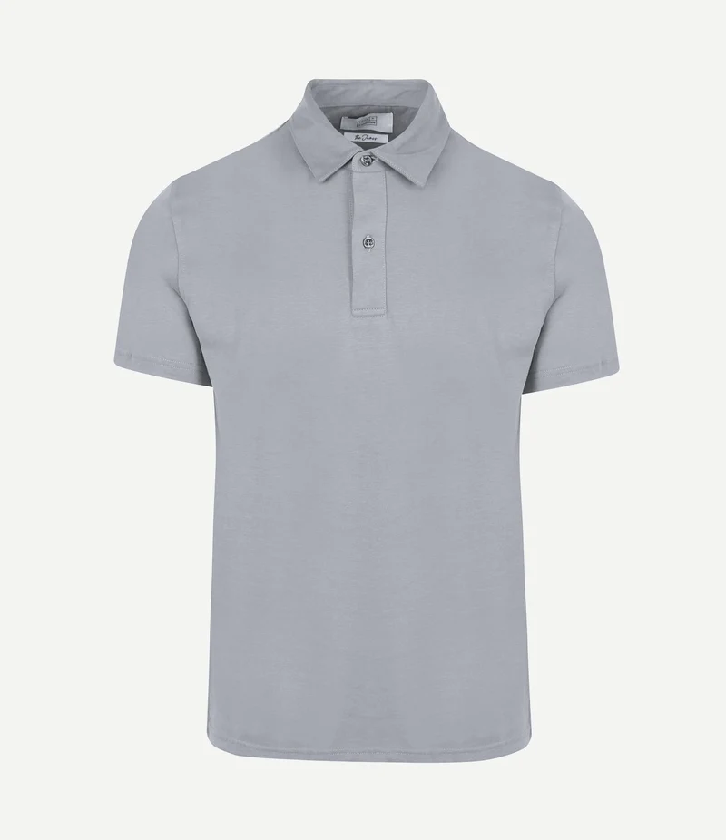 The James poloshirt grijs
