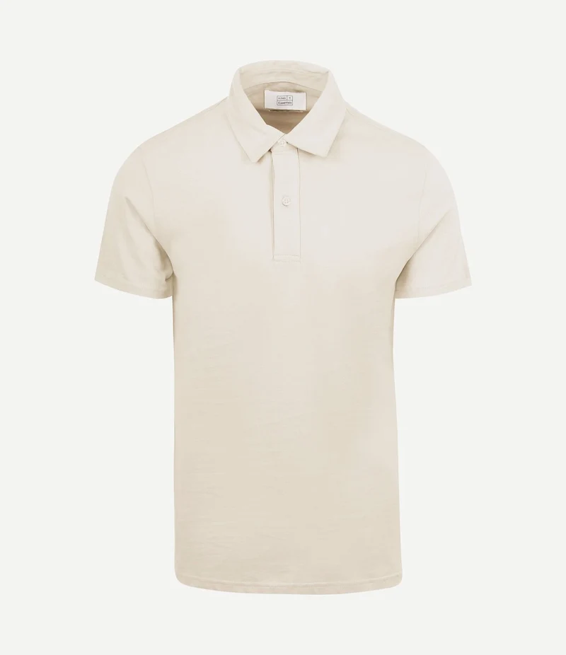 The James poloshirt ecru