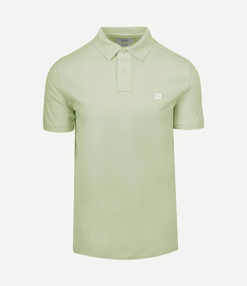 The rene poloshirt sage groen